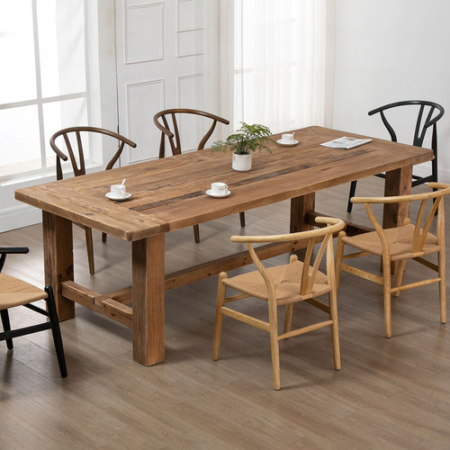 Ari Recycled Pine Wood Dining Table